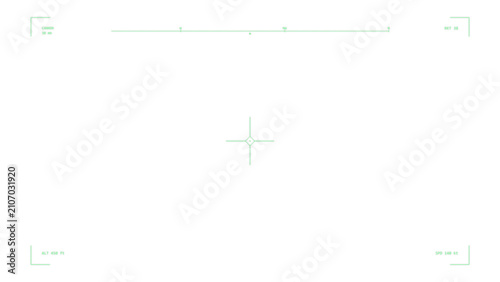 Foto Attack helicopter gun HUD viewfinder, transparent PNG
