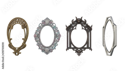 Collection of Decorative Ornate Vintage Frames