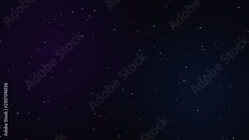 Bild auf Leinwand Beautiful starry night sky with twinkling stars