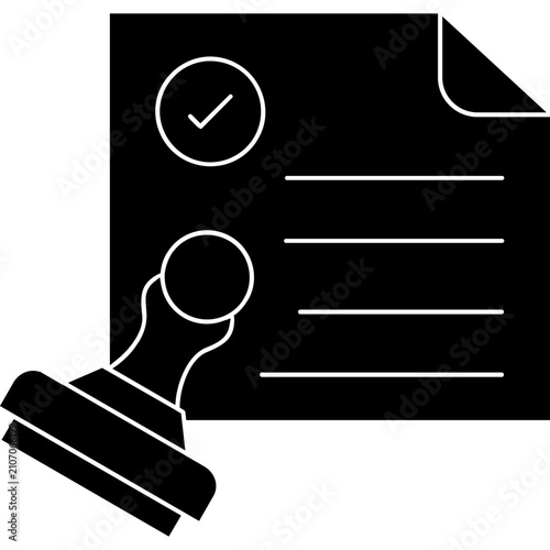 Verification Stamp Icon