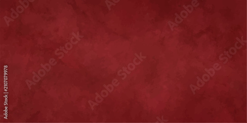Obraz na plátně Deep red cloudy wash elegant watercolor background