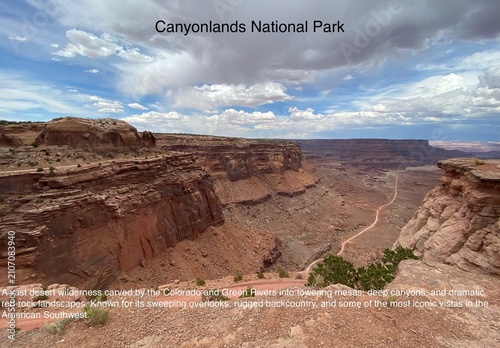 Bild auf Leinwand Canyon lands National Park