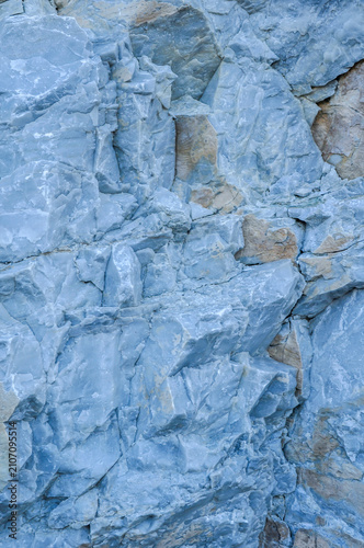 Geologic rock formation, abstract background. Blue dolomite abstract background.