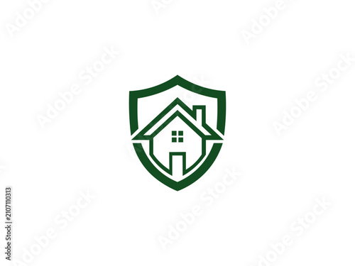 green house symbol icon logo design 