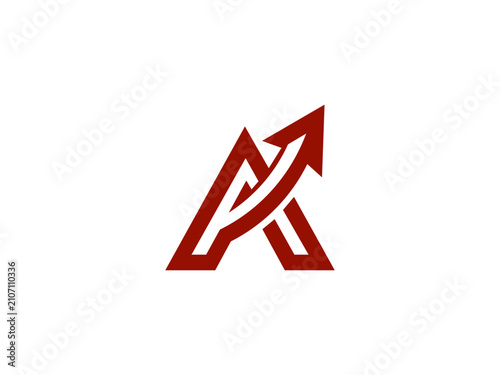 logo design icon letter A mordant 