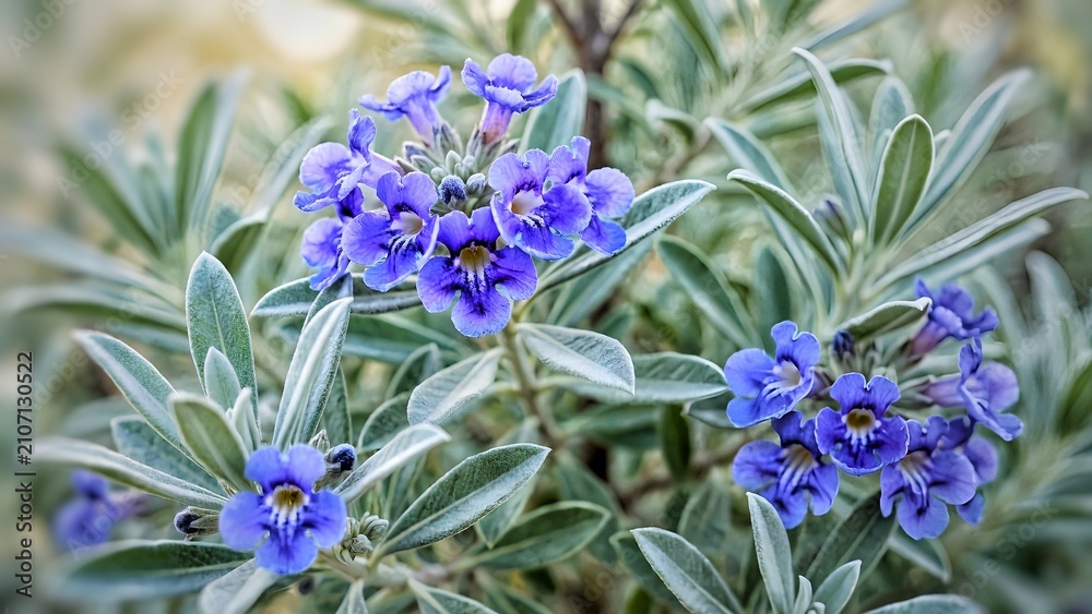 Obraz premium indigo flowers in the garden