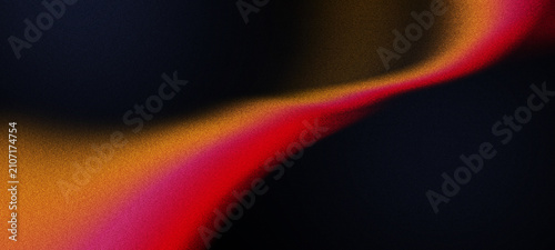 Abstract gradient color blending with dynamic cinematic grain texture