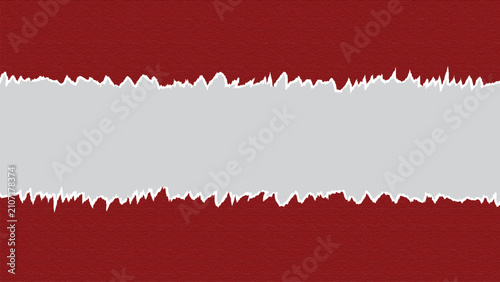 Photos Latvia flag with torn paper effect, national Latvian flag colors with ripped edg