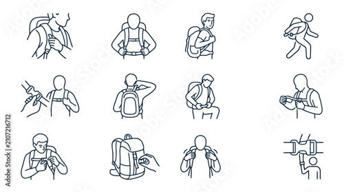 Quadro su tela Backpack Adjustment Guide: How to Wear and Adjust Your Hiking Backpack Correctly