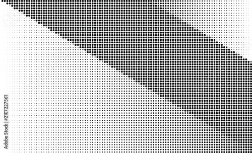 Fotografía Creative dotted pattern design with gradient density on transparent background