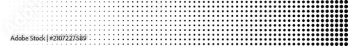 Fotografía Dotted pattern grid design with varying dot density on transparent background