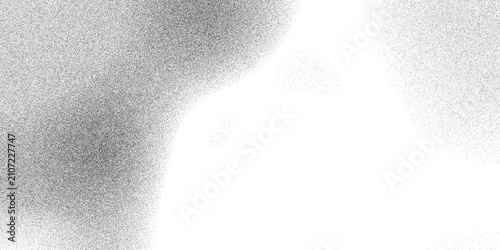 Obraz na płótnie Retro spray grit and charcoal ink form abstract dot work design