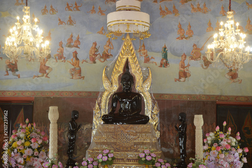 Phra Phuttha Wachirayan Bophit is the principal Buddha image in the sanctuary of Wat Suwandararam Ratchaworawihan at Ayuttaya Historical Park in Thailand.