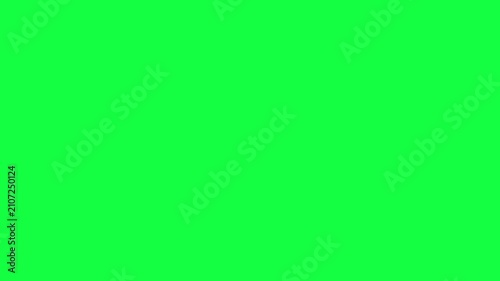 Gaming text progression displaying wins, and level up 3 on green screen.