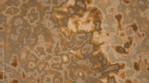 Seamless looping video showing an abstract background of swirling brown and beige organic textures.