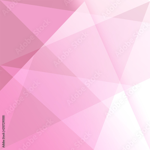 Abstract Pink Overlapping Triangles Geometric Banner Poster Background Illustration Design