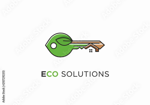 Creative Key Logo Concepts with Minimal Graphic Language