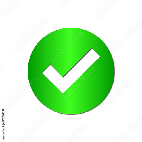 Green Checkmark Circle Icon on Transparent Background PNG | Approved Tick Symbol with Green Circle on Transparent Background