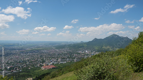 Pyatigorsk. Panoramic view of Mount Beshtau.