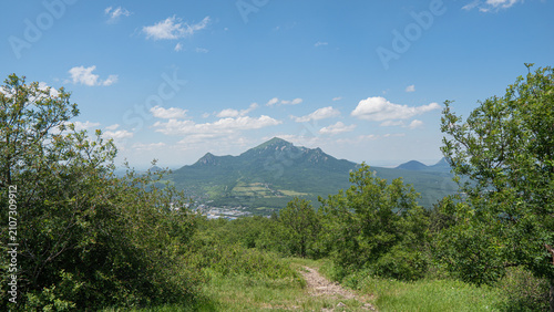 Pyatigorsk. Panoramic view of Mount Beshtau.