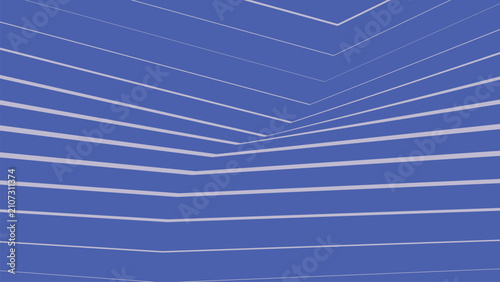 Abstract blue background with geometric parallel lines