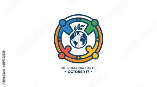 фотографія International day of poverty eradication logo