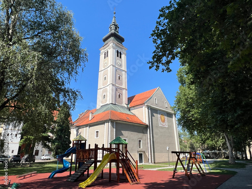 The Cathedral of the Assumption of the Virgin Mary in Varaždin, Croatia