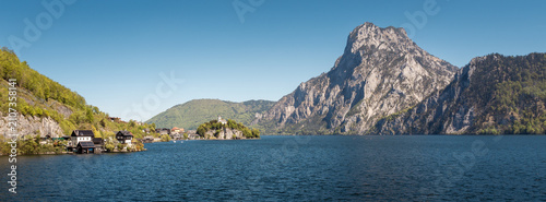 Traunsee mit Traunstein und Traunkirchen, Oberösterreich