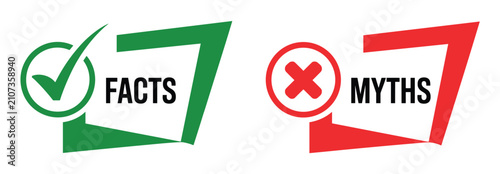 Tableau sur toile Facts vs