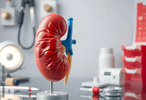 Human kidney anatomical mod...