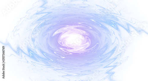 Electric Energy Vortex Portal With Purple Light Swirl And Glowing Lightning Effects