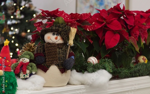 Homemade Knitted Holyday Christmas Decorations