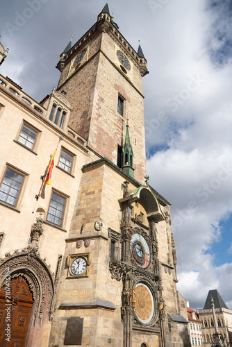 Quadro su tela Old Town Hall Tower with Prague Astronomical Clock