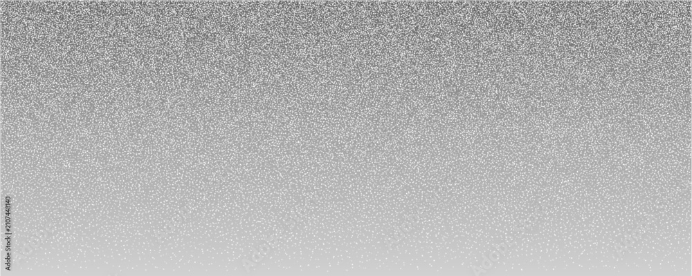 Obraz premium Silver champagne sparkling glitter gradient background. Round glamour shiny retro luxury subtle texture. Sparkling sequin dust vintage glossy bg. Shimmer noise effect. Vector illustration