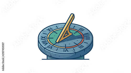 Obraz na plátne Compass Navigation Tool Direction Indicator.