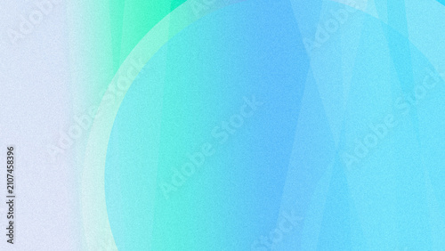Quadro su tela A cool mint-green and teal abstract made from translucent polygon blocks feels refreshing and optimistic, great for tech dashboards and product ads