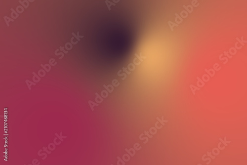 Smooth orange and coral gradient mesh abstract background with soft blurred color blend