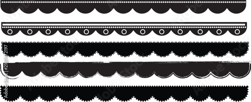 Foto Black and white border