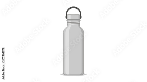 Stainless Steel Water Bottle with Handle for Active Lifestyle Use