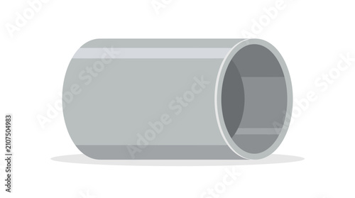 Tent Pole Repair Sleeve Isolated 3d Render on White Background