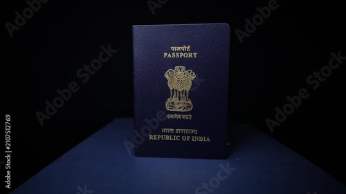 Indian Passport Representing International Travel Identity and Citizenship