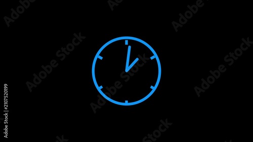 clock icon Animation.