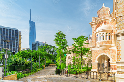 Canvas Print Courtyard of the Sultan Abdul Samad Building, Kuala Lumpur
