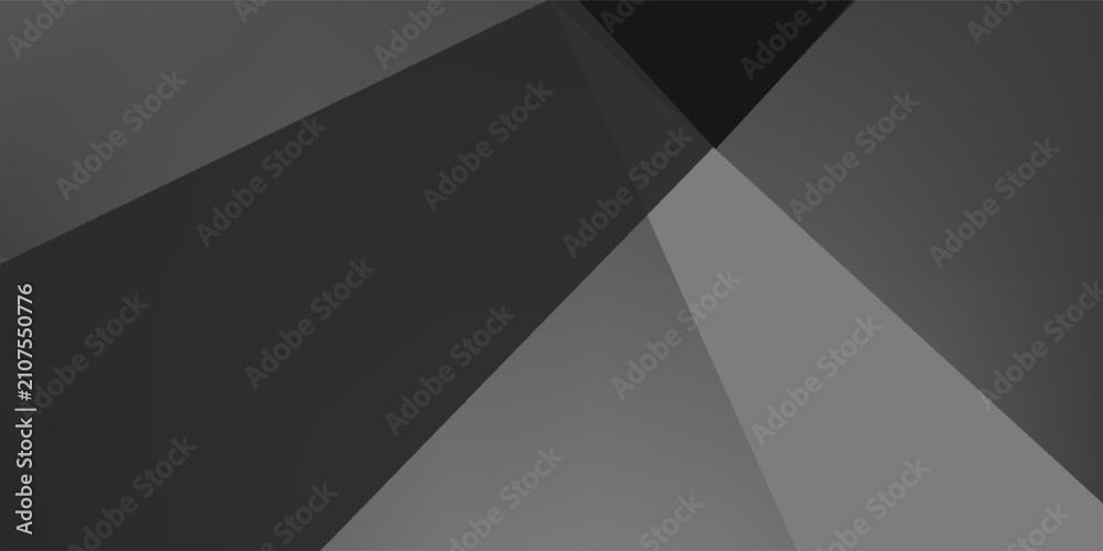 Obraz premium Black and white dark gray abstract background.Geometric pattern shapes.Rough and shabby grain.