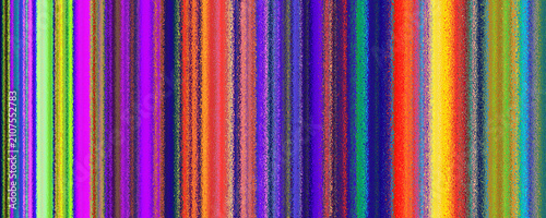 Fotografie A vibrant digital artwork featuring an intricate series of vertically aligned co