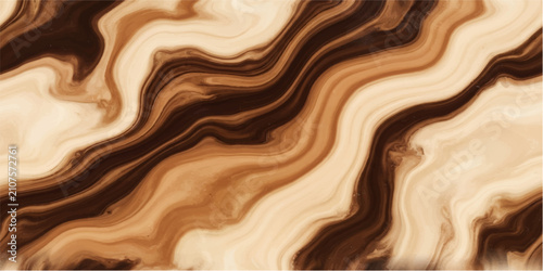 Abstract marbling pattern in shades of brown and cream, resembling natural stone or liquid art, creating a sophisticated and organic texture.