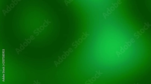 Green abstract background with smooth moving light gradients