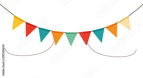 Fotografía Vibrant and celebratory vector illustration with colorful confetti, abstract shapes, and festive elements for party backgrounds, event promotions, and holiday greeting card designs