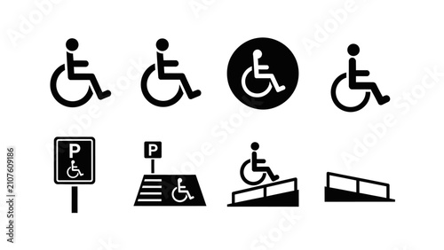 Accessible Symbols: Wheelchair Signs, Parking, Ramps & Accessibility Icons