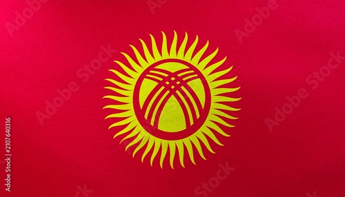 flag of Kyrgyzstan